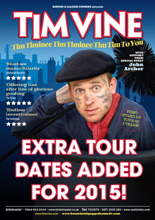 TimVineExtraTourDatesAdded Tim Vine